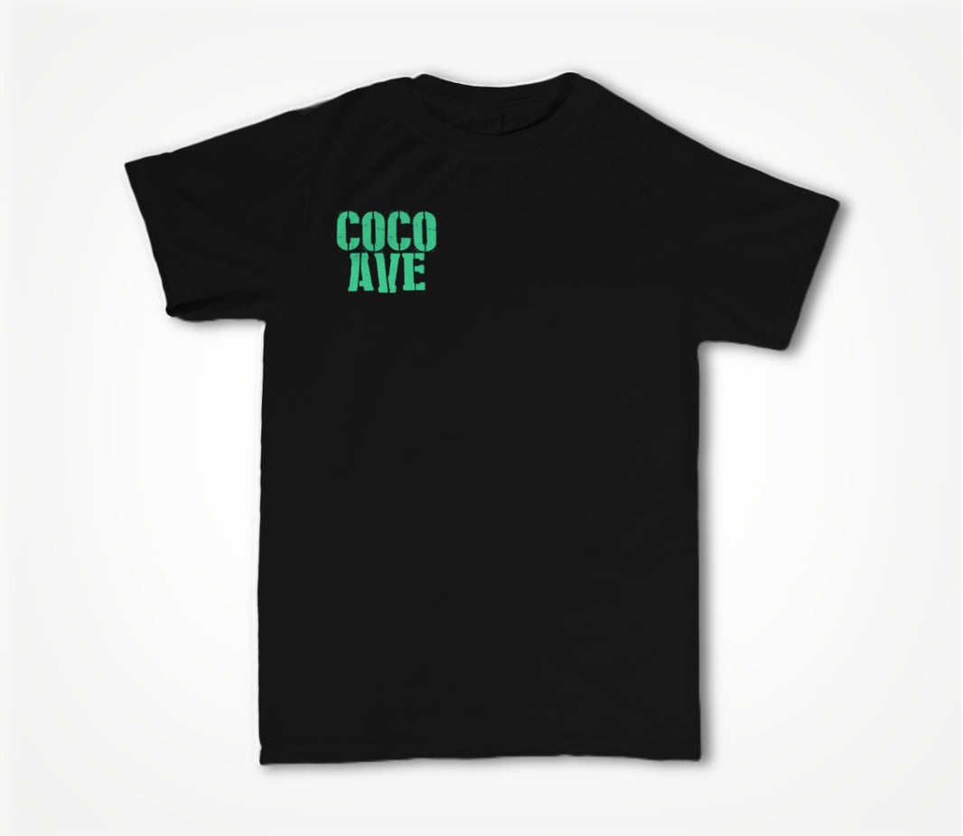 Coco Avenue (S-foam Green Logo) Unisex T-shirt