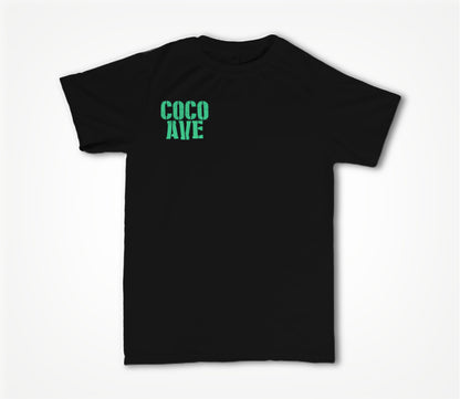 Coco Avenue (S-foam Green Logo) Unisex T-shirt