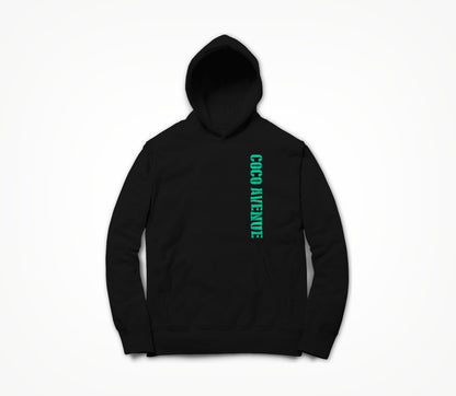 Coco Avenue (S-foam Green Side Logo) Hoodie
