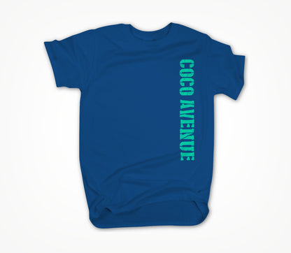 Coco Avenue (S-foam Green Side Logo) Unisex T-shirt