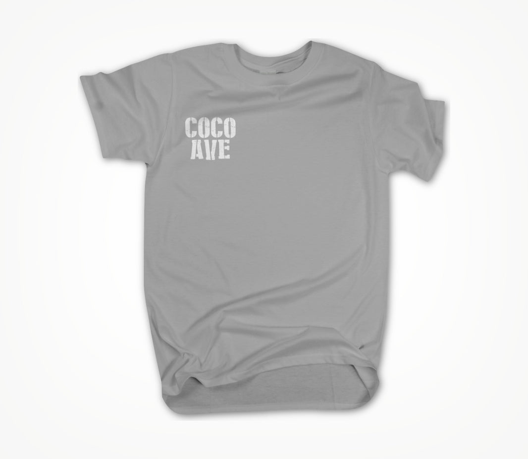 Coco Avenue (White Logo) Unisex T-shirt