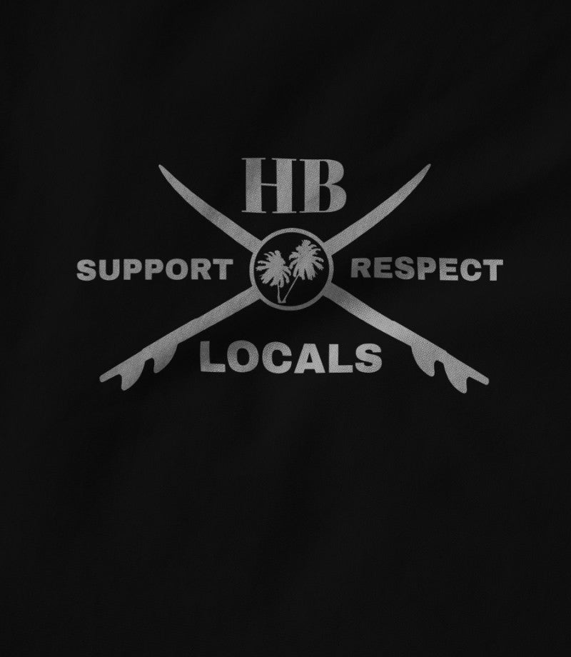HB Locals - T-Shirt - Black