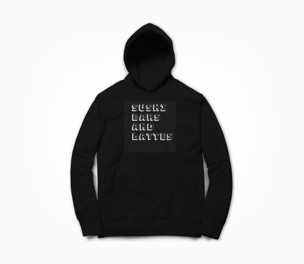 sushi bars T Black Hoodie