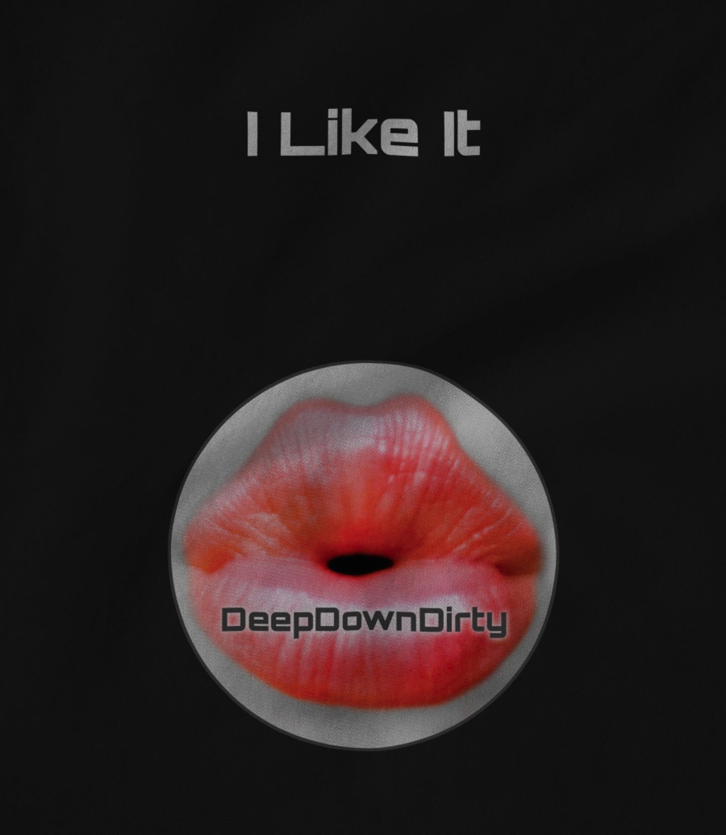 I Like It Circular Black Women's T-shirt