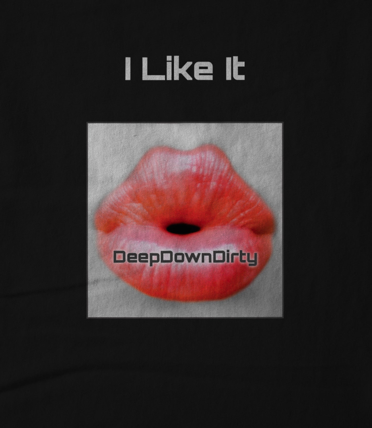 I Like It Square Black Hoodie