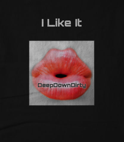 I Like It Square Black Hoodie