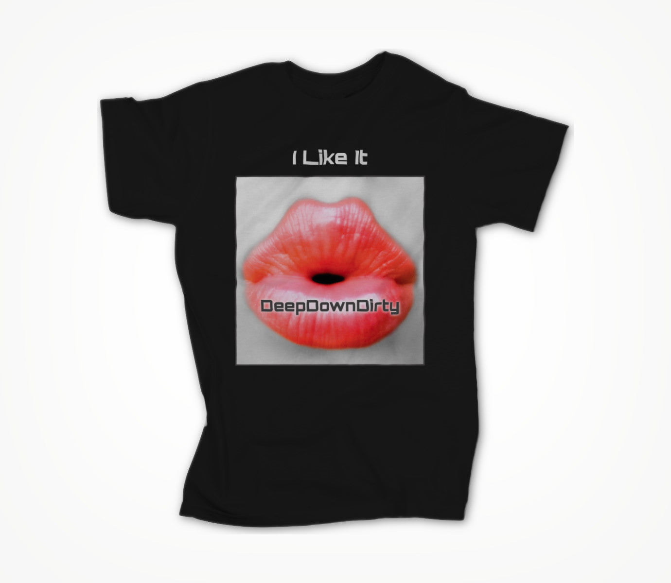 I like it Square Black Unisex T-shirt