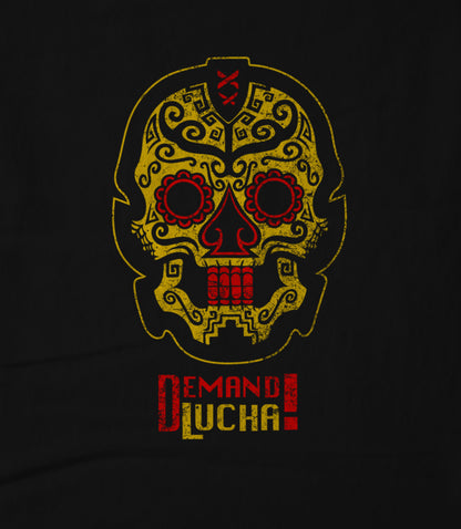 Demand! Lucha (Gold + Red_ Women's T-shirt