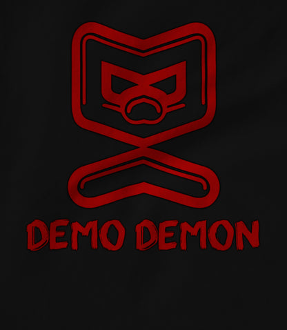 Collapsing "Masked" Logo (Black) Hoodie