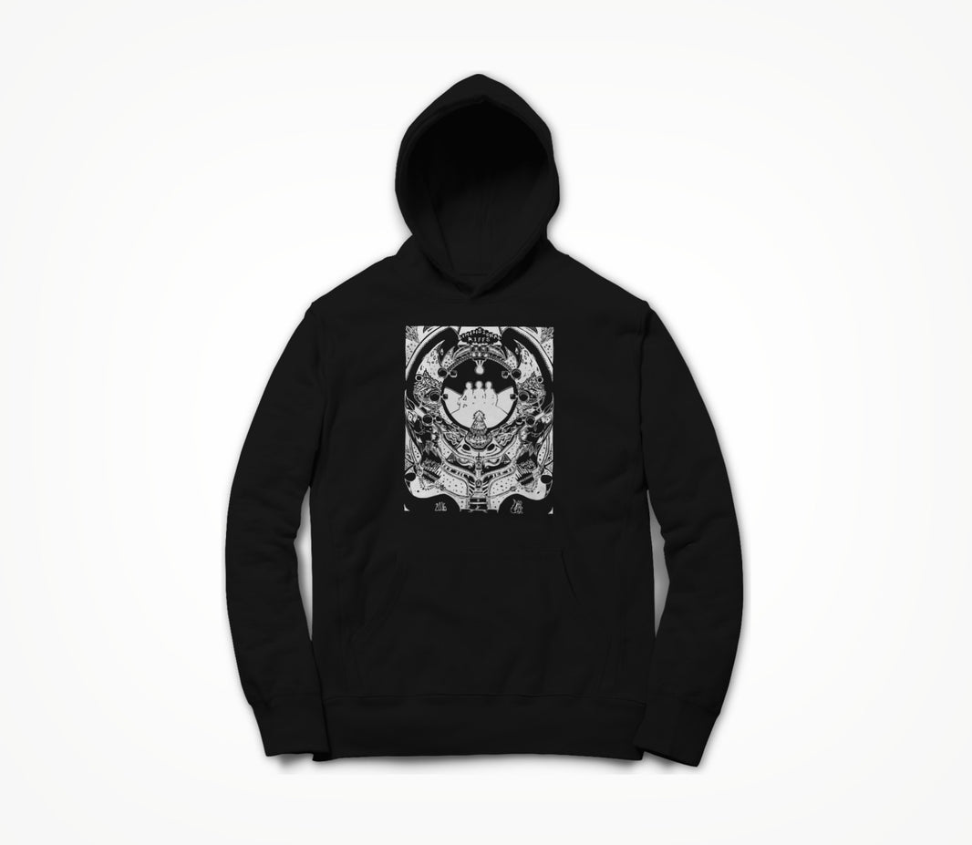 Squirrel's Dimension 2016 (White on Black) Hoodie