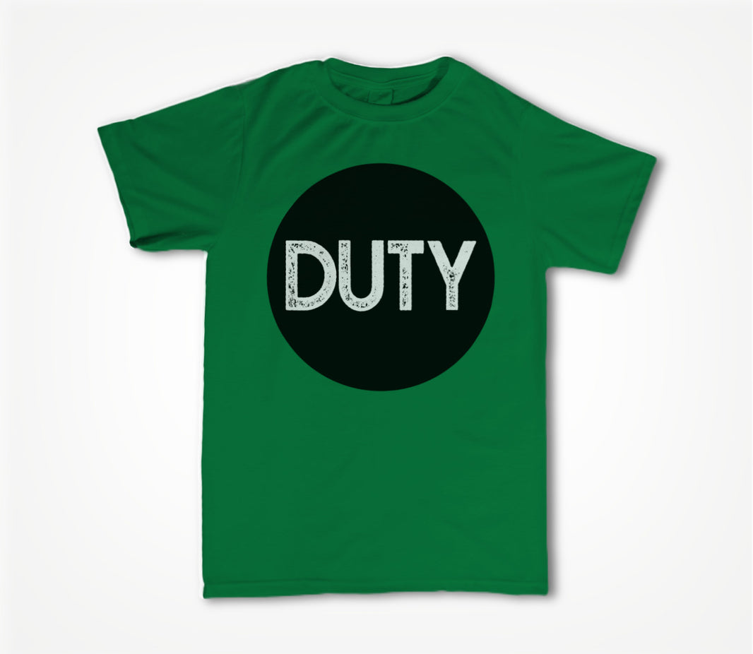 Duty Circle Logo Green Unisex T-shirt