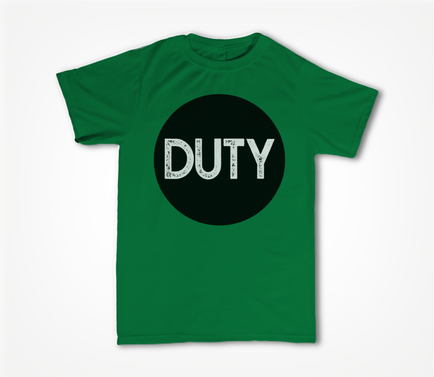Duty Circle Logo Green Unisex T-shirt