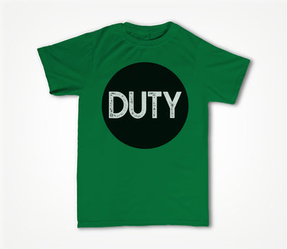 Duty Circle Logo Green Unisex T-shirt