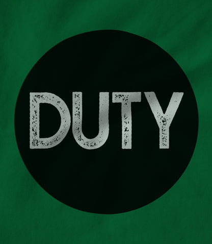 Duty Circle Logo Green Unisex T-shirt