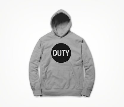 Duty Circle Logo Grey Hoodie