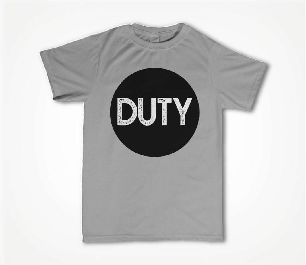 Duty Circle Logo Grey Unisex T-shirt