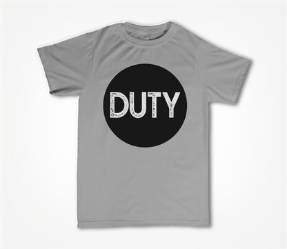 Duty Circle Logo Grey Unisex T-shirt