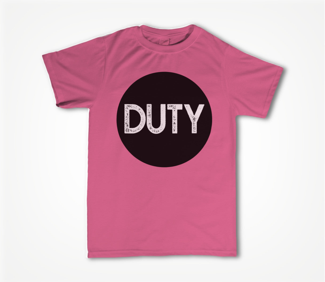 Duty Circle Logo Pink Unisex T-shirt