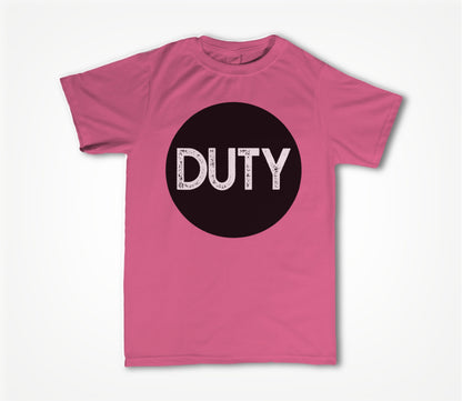 Duty Circle Logo Pink Unisex T-shirt