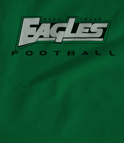 Eagles Football Text (Green) Unisex T-shirt