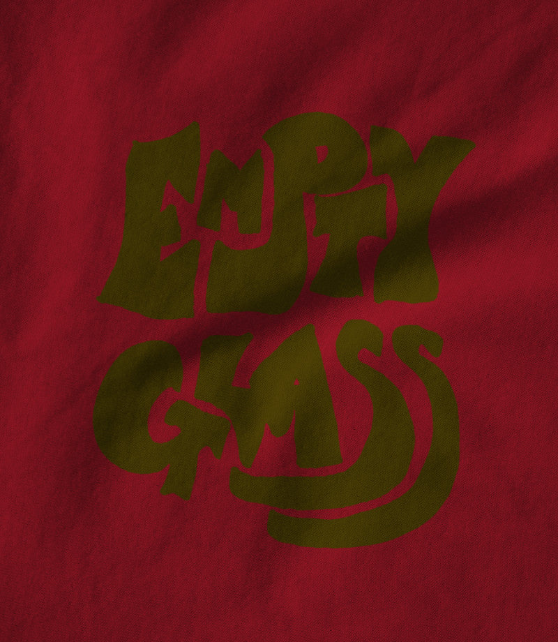 Empty Glass - Red/Green