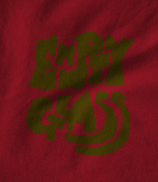 Empty Glass - Red/Green