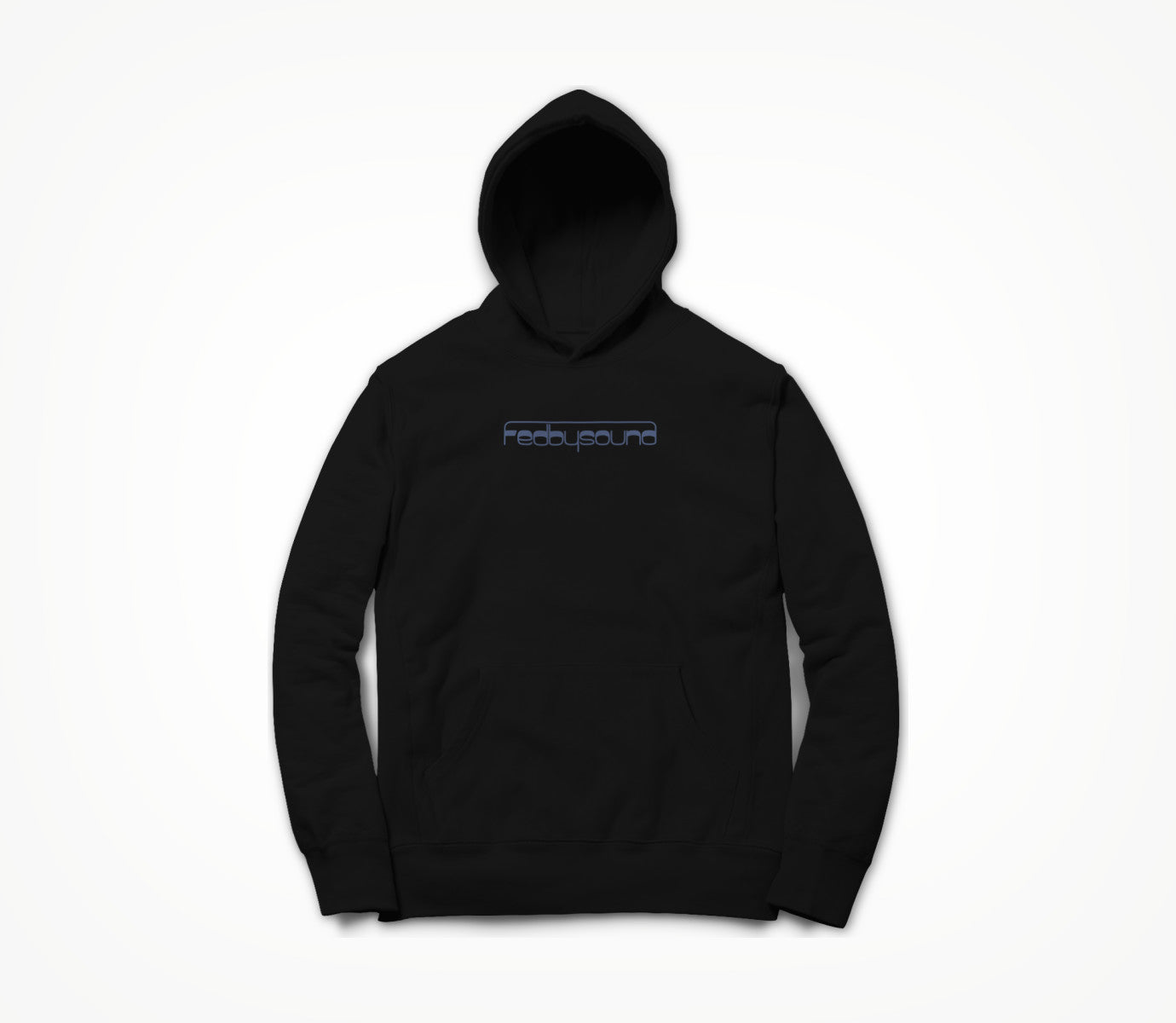 Logo (blue on black) Hoodie