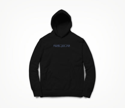 Logo (blue on black) Hoodie