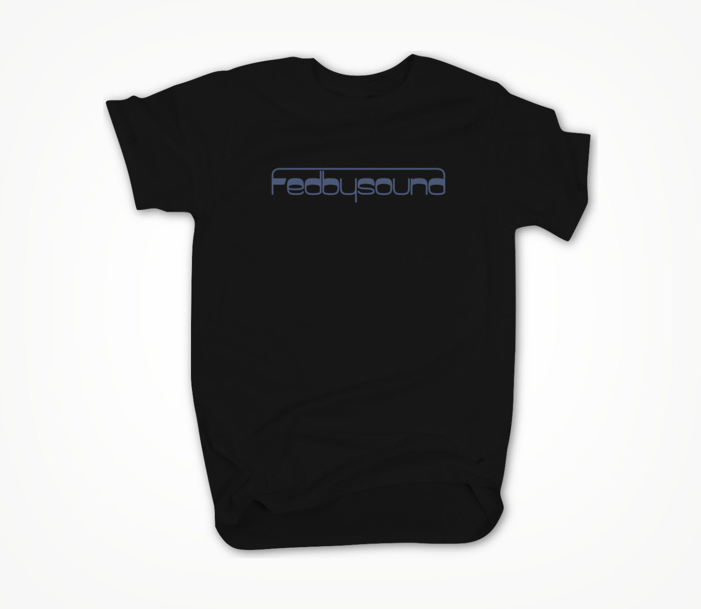Logo (blue on black) Unisex T-shirt