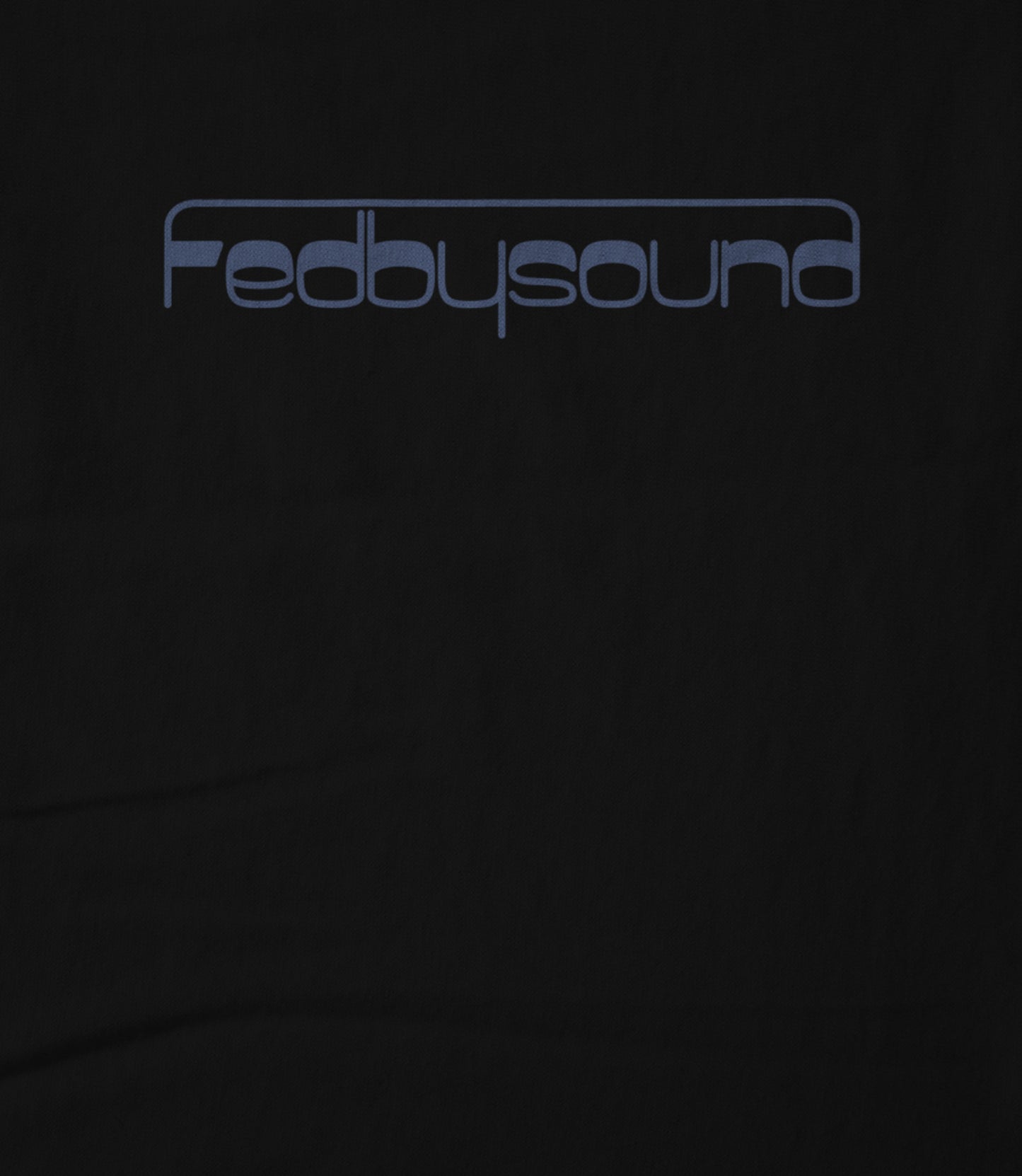 Logo (blue on black) Unisex T-shirt