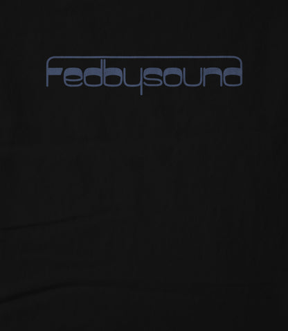Logo (blue on black) Unisex T-shirt