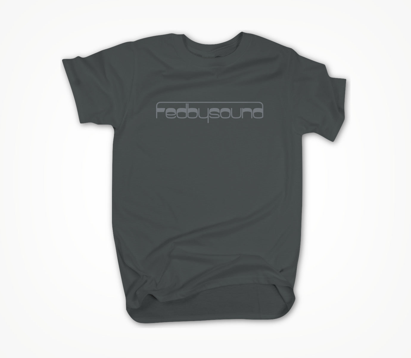 Logo (gray logo on dark gray ) Unisex T-shirt