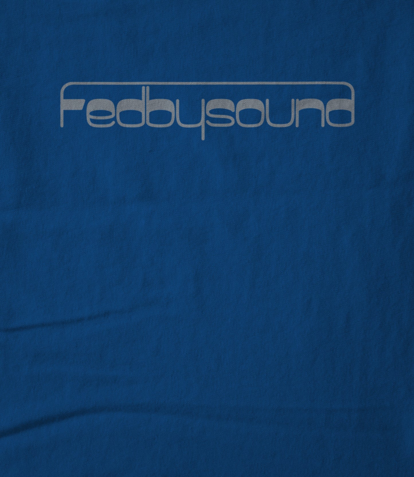 Logo (gray on blue) Unisex T-shirt
