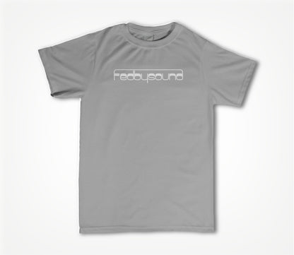 Logo (white logo on heather gray ) Unisex T-shirt