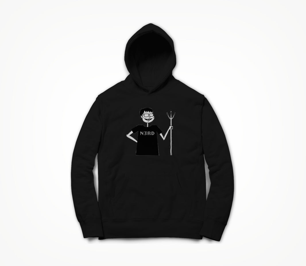 Johnny Riffs Nerd Hoodie