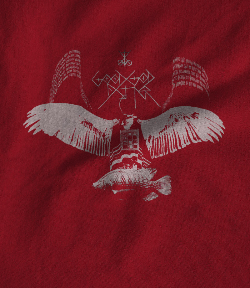 Anti-Nero Vulture White on Red
