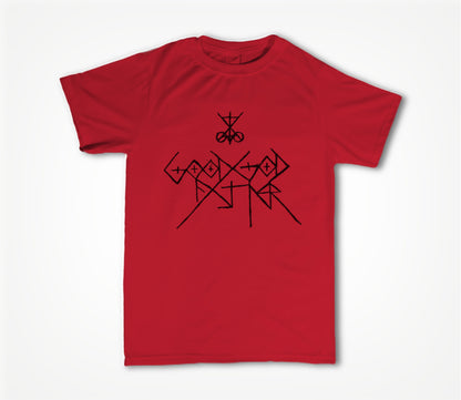 Scribed Logo Black on White Unisex T-shirt