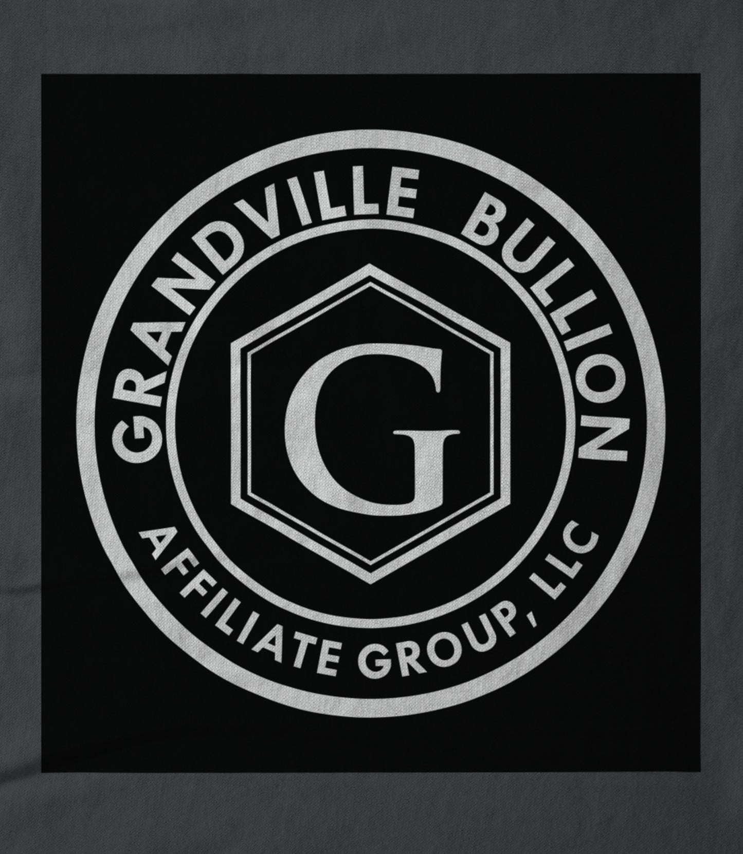 Black and white logo Hoodie