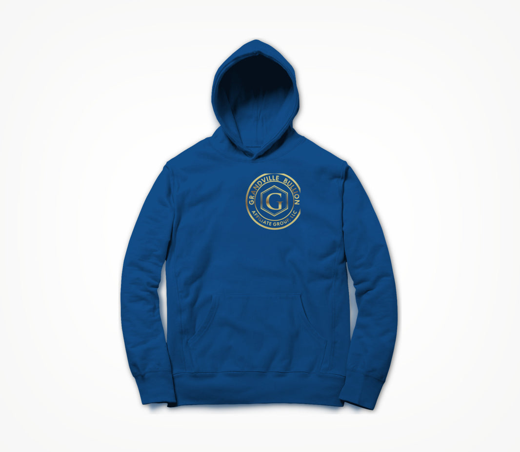 Corporate Blue & Gold Hoodie