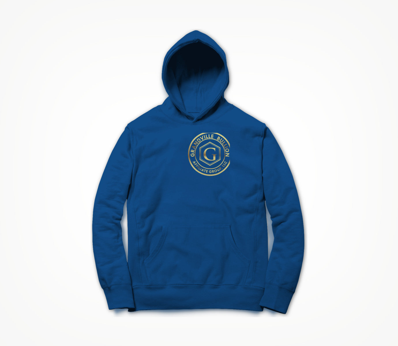 Corporate Blue & Gold Hoodie