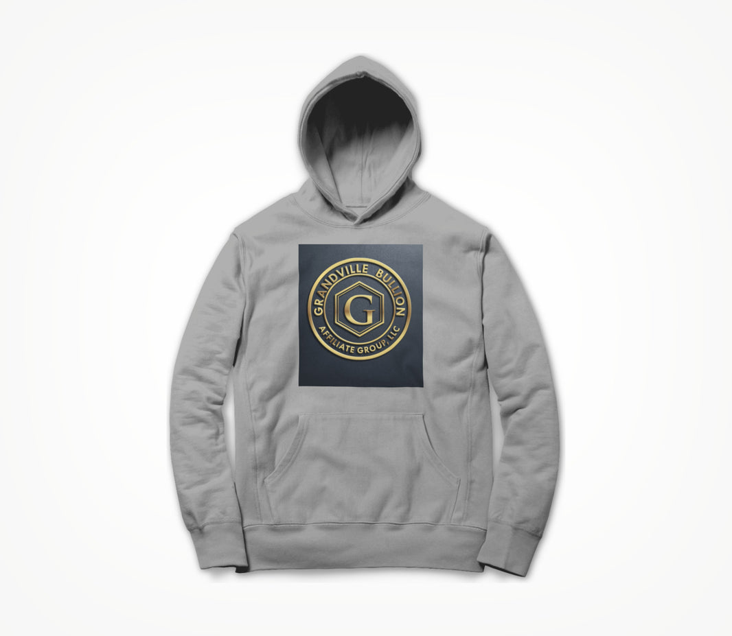 Gray and Gold Hoodie