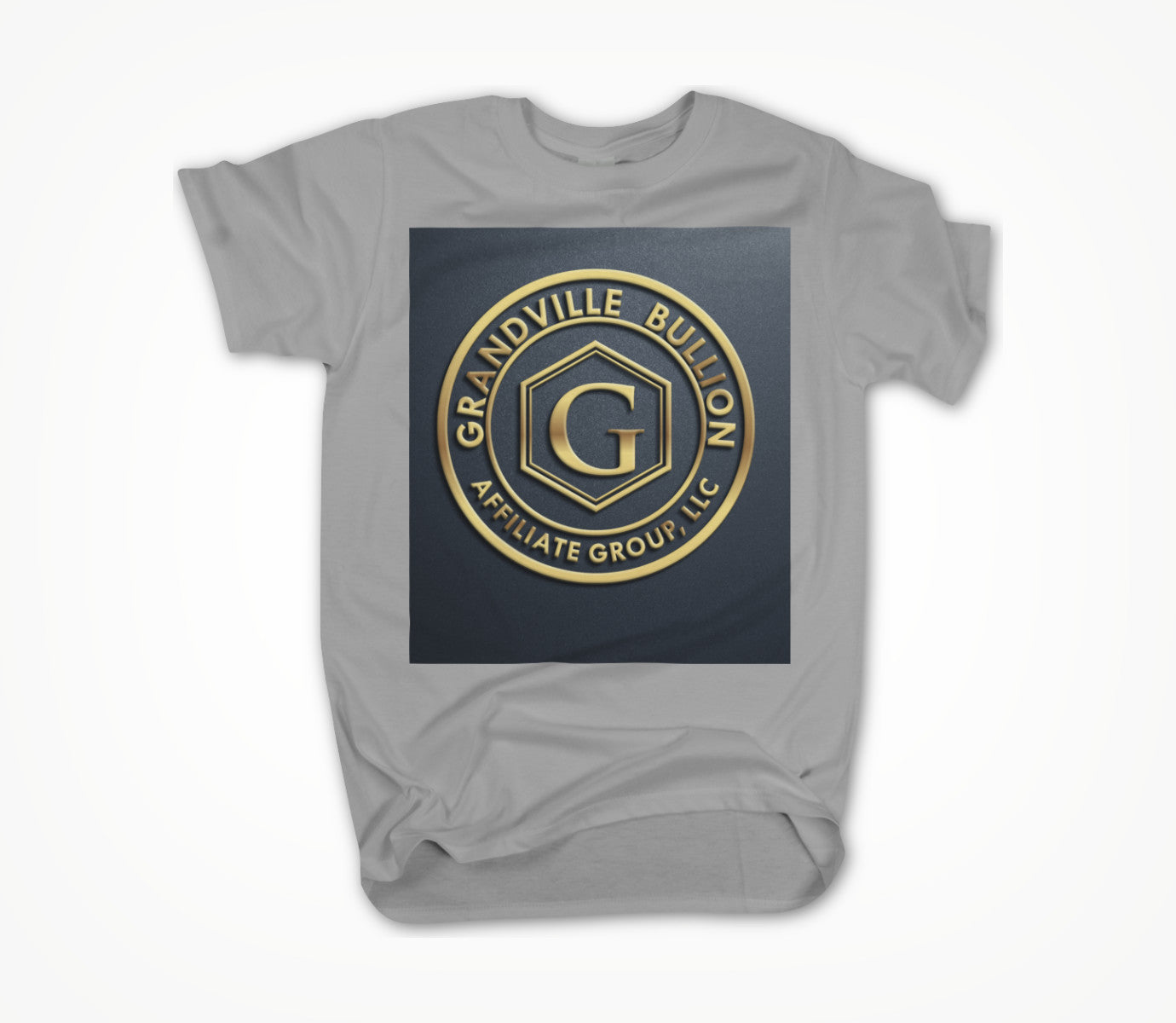 Gray and Gold Unisex T-shirt
