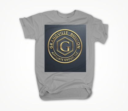 Gray and Gold Unisex T-shirt