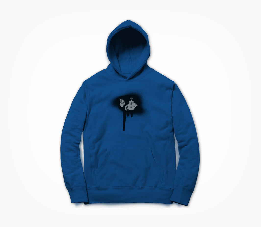 Hillywood Spray Paint (Blue) Hoodie