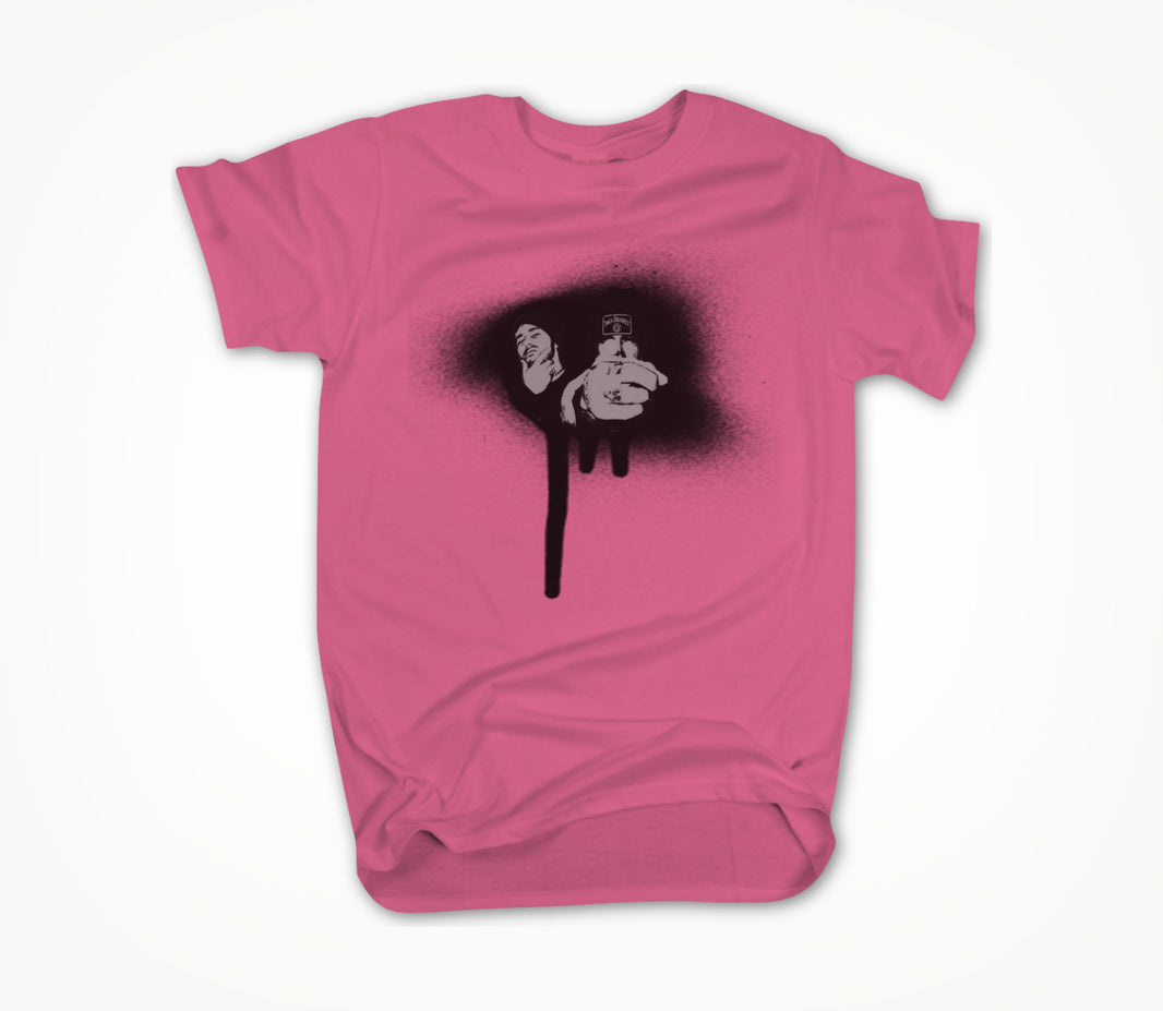 Hillywood Spray Paint (Pink) Unisex T-shirt