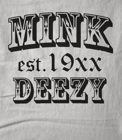 Mink Deezy (Black on White) Hoodie