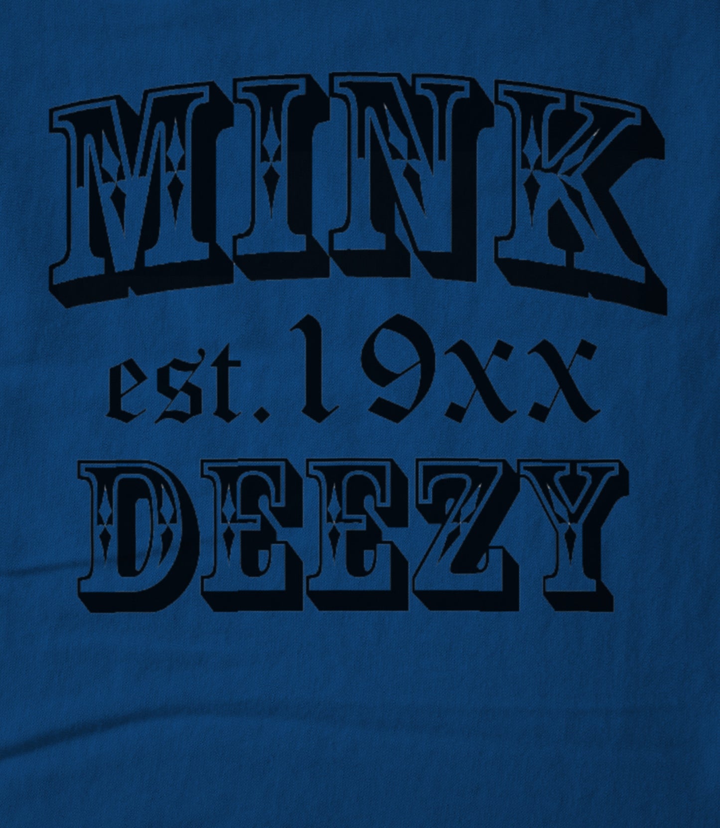 Mink Deezy (Blue) Unisex T-shirt