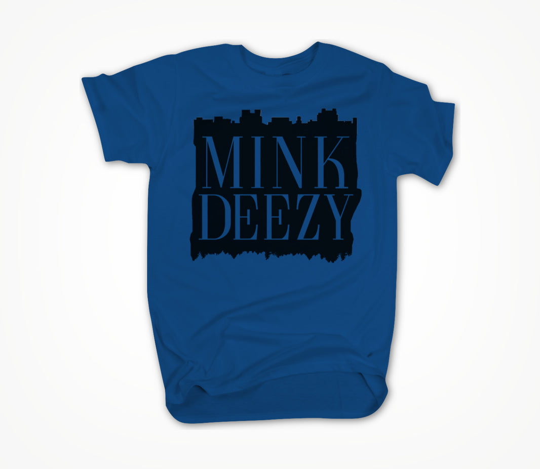 Mink Deezy (City to the Hills) blue Unisex T-shirt