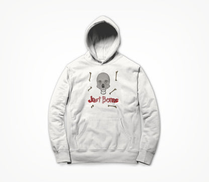 Just Bones (White) Hoodie