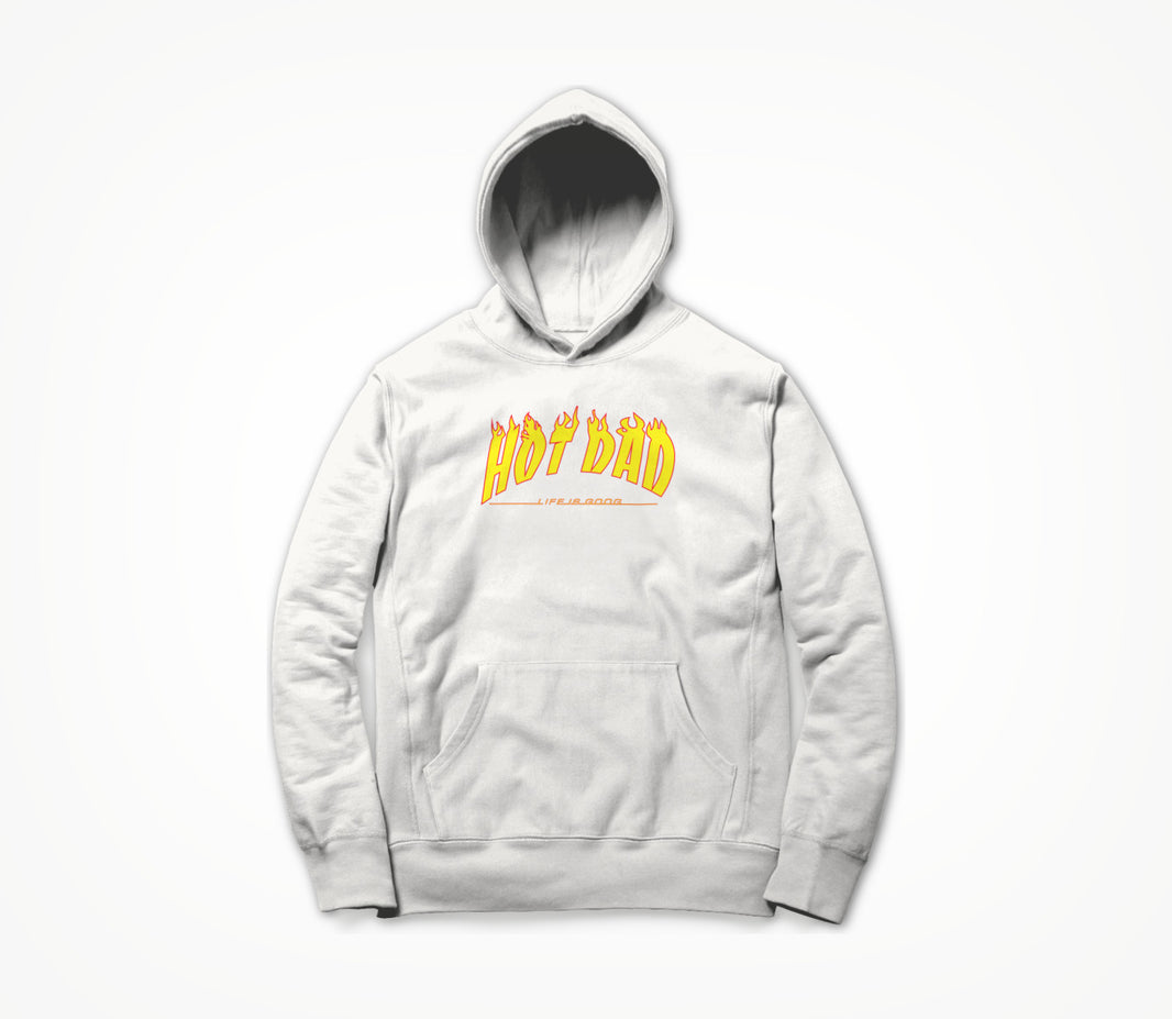 Thrash Dad (White) Hoodie